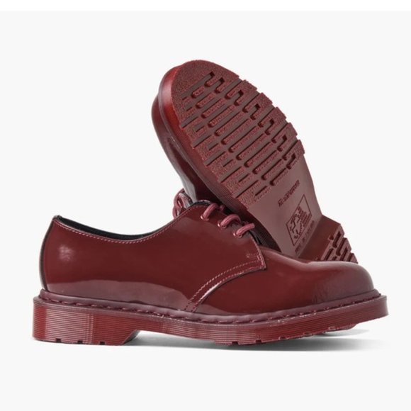 ❗️SOLD❗️Dr Martens 1461 Mono Oxblood Patent Leather Size 6 - Picture 2 of 10